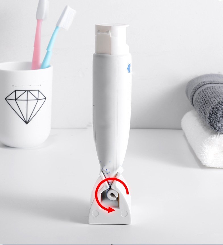 Dual-Roller Tube Wringer for Paste & Cream Products – Zero-Waste Dispenser Tool for Bathroom & Vanity Organization – 2-Pack Set | Thomler