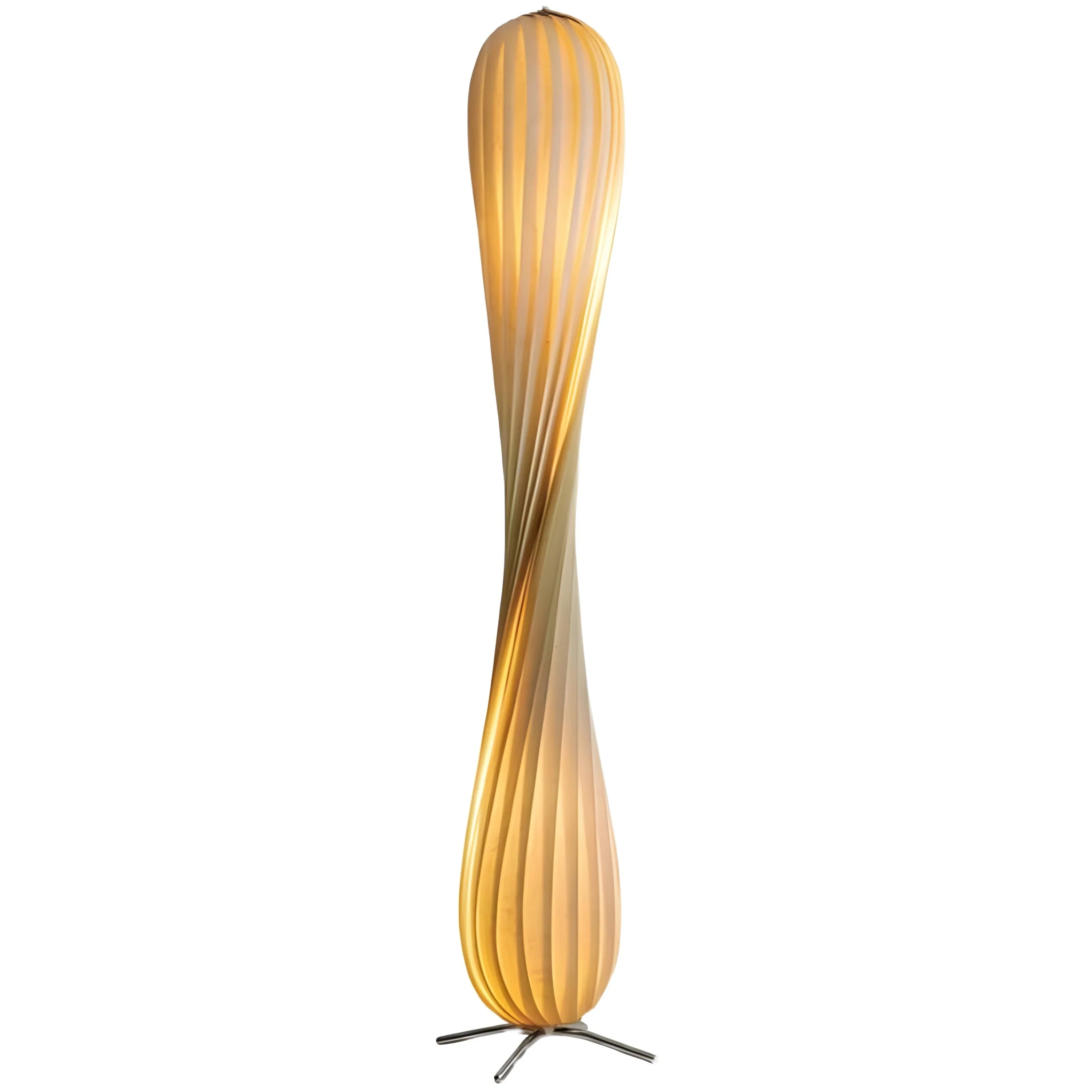 Floor Lamp Birch Wood 47.2 in Natural Living Room Bedroom LED Modern Sculptural Lighting | Thomler