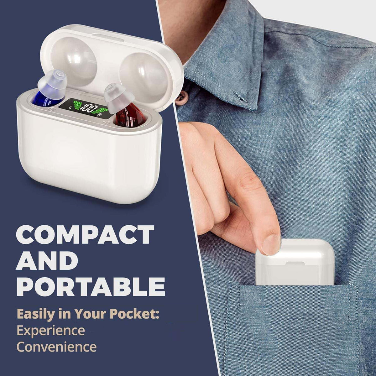 Rechargeable Sound Amplifiers – Clear Hearing Device with Long Battery Life for Seniors | Thomler