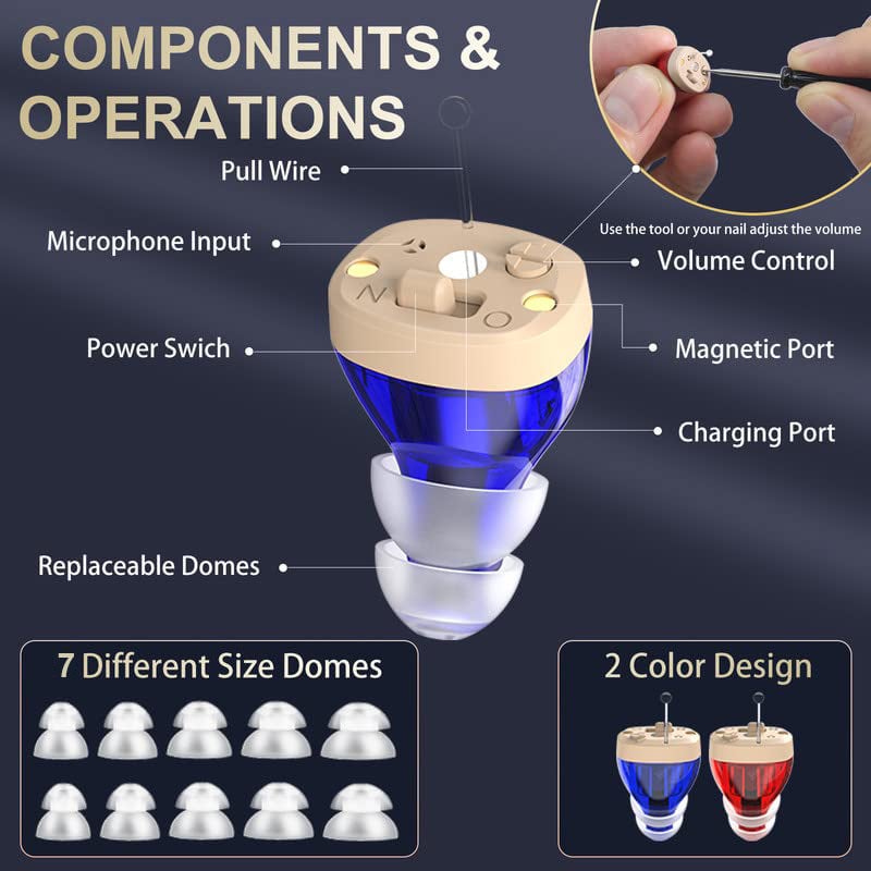 Rechargeable Sound Amplifiers – Clear Hearing Device with Long Battery Life for Seniors | Thomler