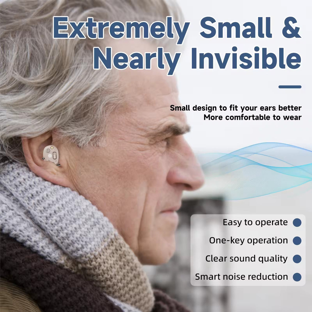 Rechargeable Sound Amplifiers – Clear Hearing Device with Long Battery Life for Seniors | Thomler