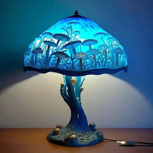 Table Lamp Resin Mushroom Design 220–240V Colourful Indoor Mood Lighting Nursery Bedroom Meditation Decorative Accent Light | Thomler