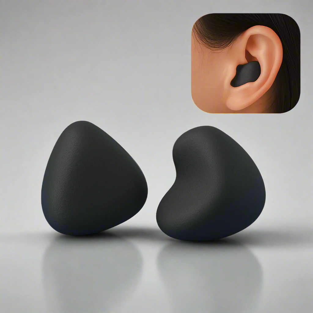 Moldable Silicone Ear Plugs for Sleeping – Reusable Noise Blocking Sleep Earplugs for Side Sleepers, Travel & Snoring | Thomler