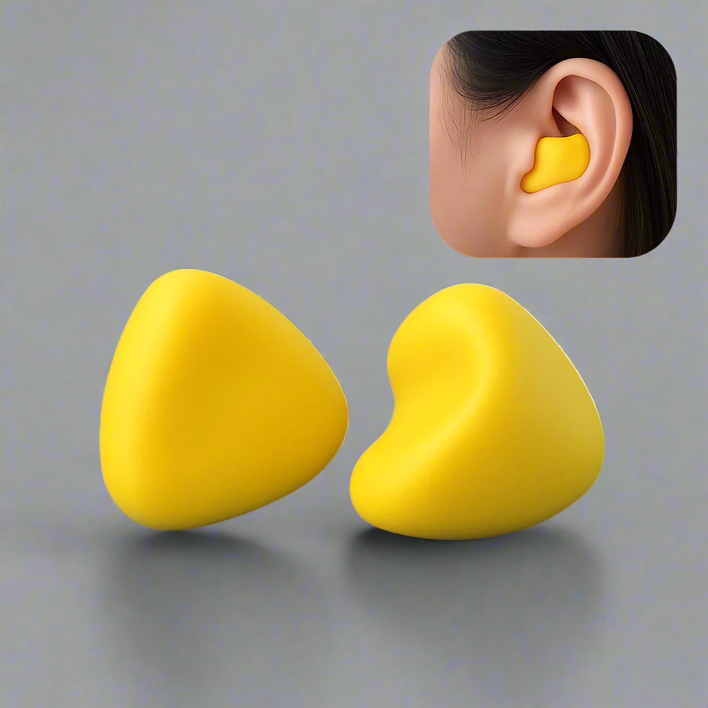Moldable Silicone Ear Plugs for Sleeping – Reusable Noise Blocking Sleep Earplugs for Side Sleepers, Travel & Snoring | Thomler