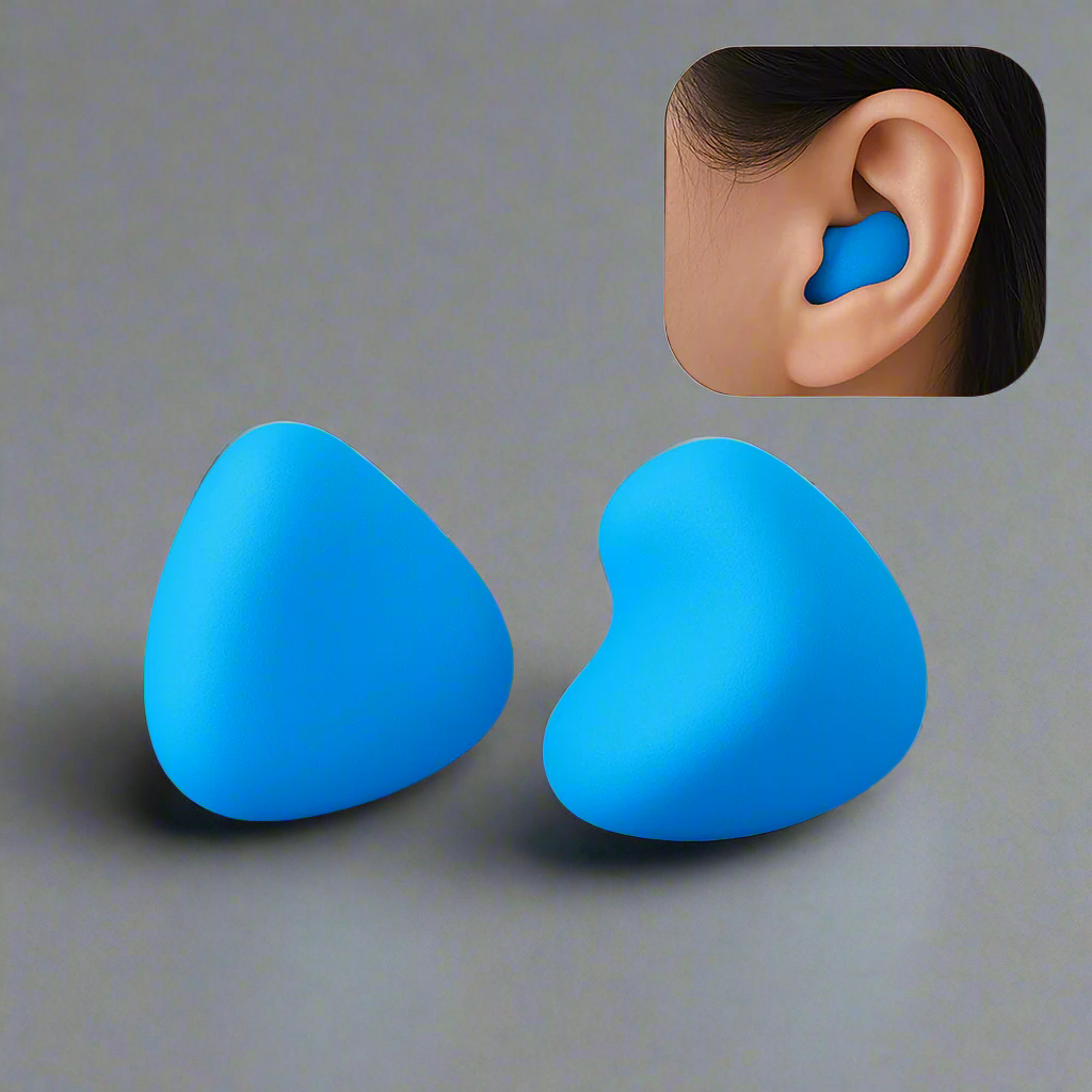 Moldable Silicone Ear Plugs for Sleeping – Reusable Noise Blocking Sleep Earplugs for Side Sleepers, Travel & Snoring | Thomler