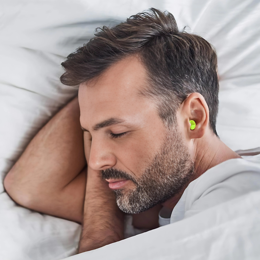 Moldable Silicone Ear Plugs for Sleeping – Reusable Noise Blocking Sleep Earplugs for Side Sleepers, Travel & Snoring | Thomler