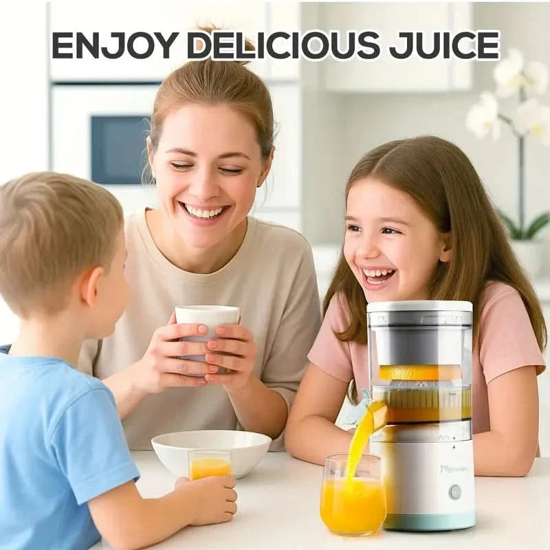 Portable USB Rechargeable Electric Citrus Press for Fresh Fruit Juice – Cordless Mini Juicer for Home, Travel & Kids | Thomler