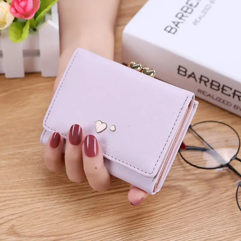 Slim Bifold Wallet with Snap Coin Pocket for Women – Compact Card & Cash Organizer | Thomler