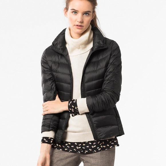 Women's Lightweight Quilted Puffer Jacket Fall Winter Insulated Coat S-3XL | Thomler