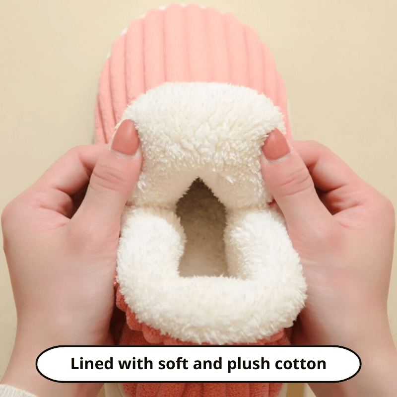 Plush Cushioned House Slippers for Women & Men – Soft Memory Foam Indoor Outdoor Footwear with Durable Non-Slip Sole | Thomler