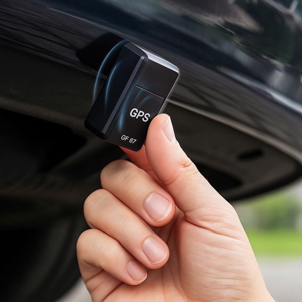 Magnetic GPS Tracker with Real-Time Location Monitoring for Cars, Motorcycles & Luggage | 180-Day Battery Life | Worldwide Coverage | Thomler