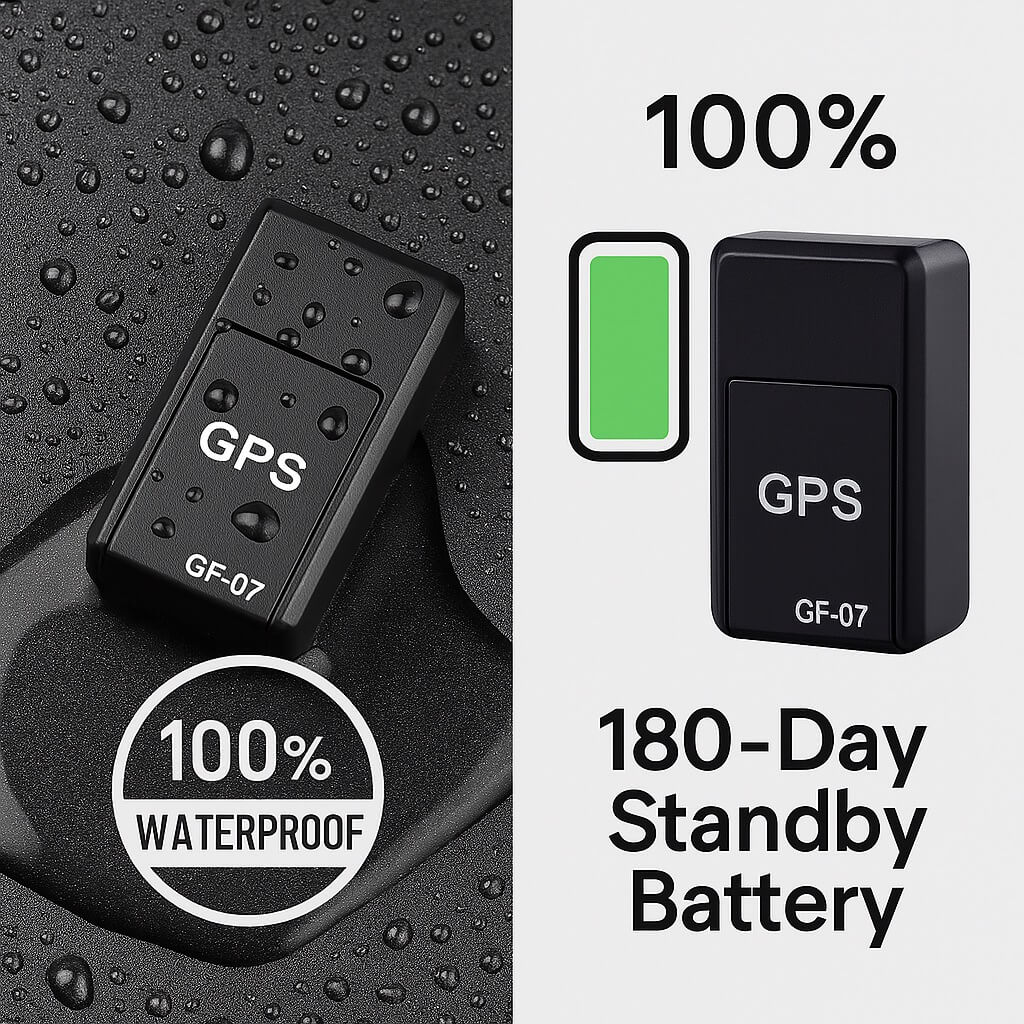 Magnetic GPS Tracker with Real-Time Location Monitoring for Cars, Motorcycles & Luggage | 180-Day Battery Life | Worldwide Coverage | Thomler