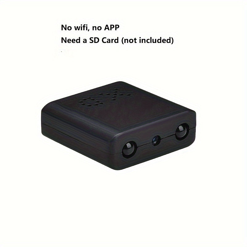 Pocket-Sized Security Camera 1080p HD with Infrared Night Vision & Motion Alerts for Home Monitoring | Thomler