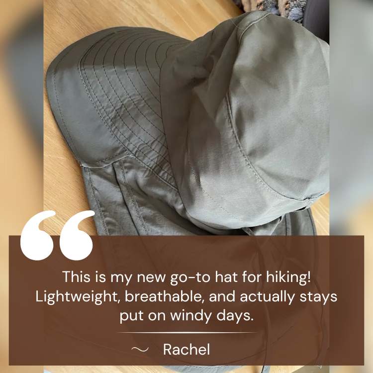 Wide-Brim Sun Hat with UV Protection & Adjustable Chin Strap for Women – Lightweight Travel Beach Headwear | Thomler