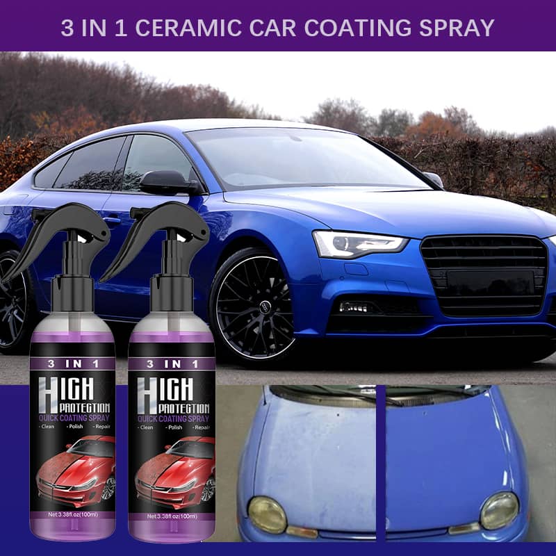 Ceramic Auto Detail Spray – Nano Coating for Car Paint Protection & Gloss Restoration | Thomler