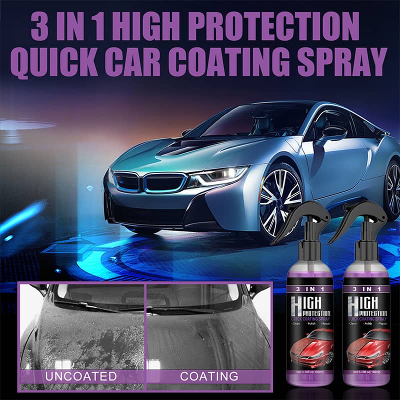 Ceramic Auto Detail Spray – Nano Coating for Car Paint Protection & Gloss Restoration | Thomler