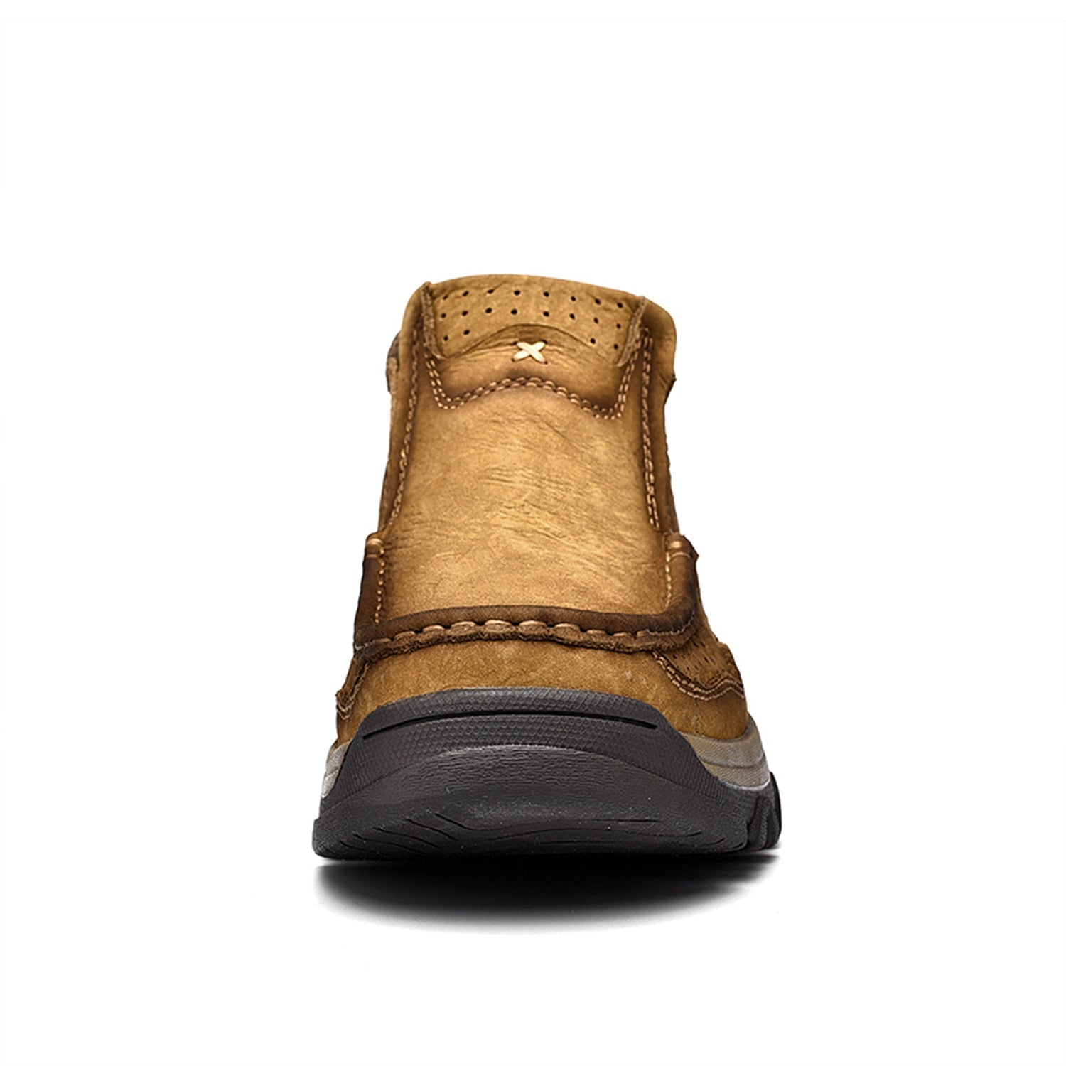 Leather High-Top Ankle Boot Orthopedic Arch Support Walking Sneakers for Men & Women | Posture Correcting Slip-On Athletic Footwear | Thomler