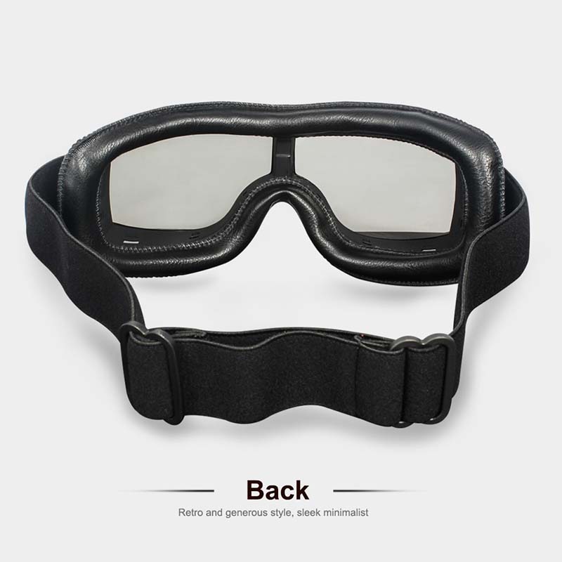 Over-Prescription-Glasses Protective Eyewear with Shatterproof Lenses & Adjustable Strap for Motorcycle Riding, Cycling, Outdoor Sports | Thomler