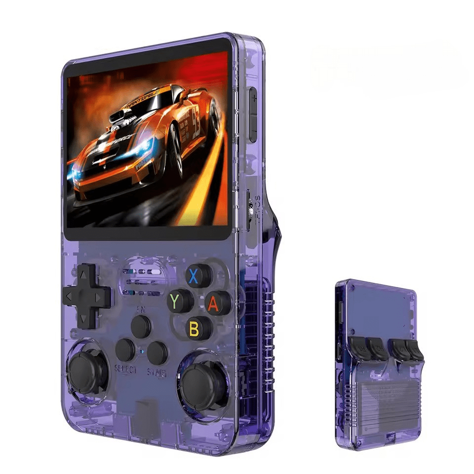 Portable Gaming System with 10,000+ Classic Arcade & Console Titles – 3.5" Display, 128GB Memory, 4-Hour Battery for Retro Gaming On-the-Go | Thomler