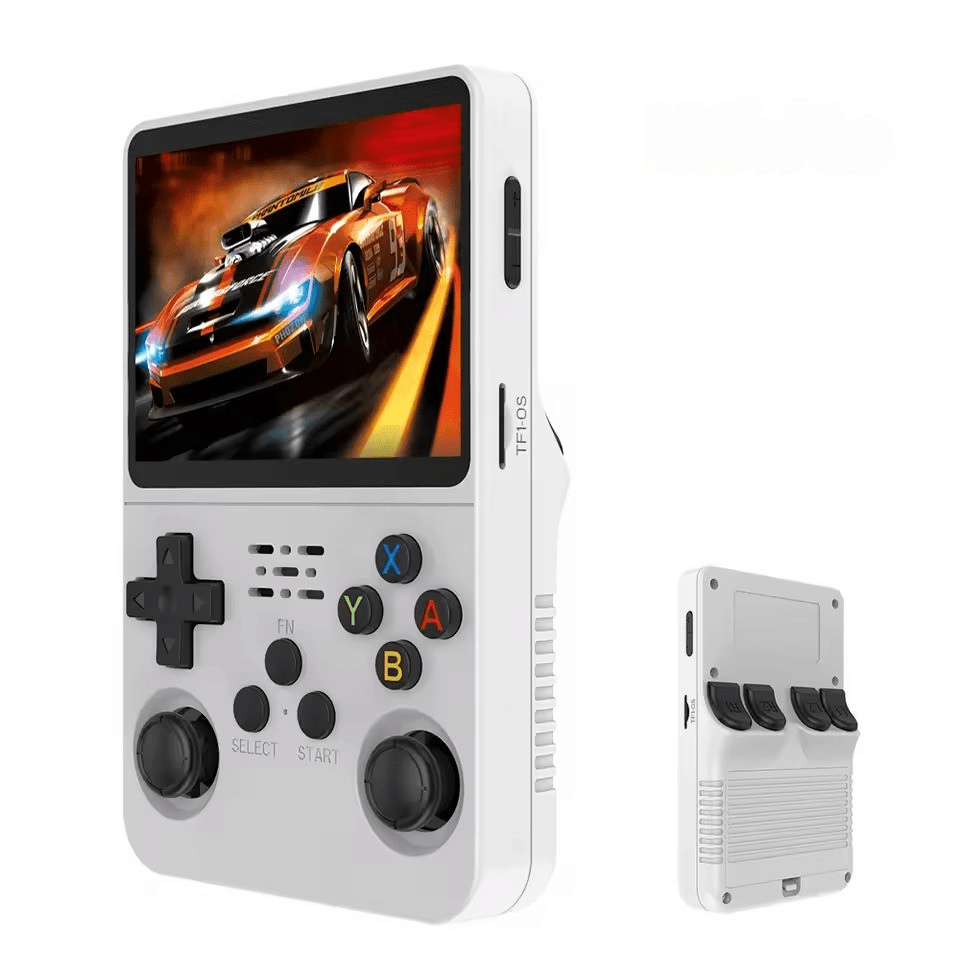 Portable Gaming System with 10,000+ Classic Arcade & Console Titles – 3.5" Display, 128GB Memory, 4-Hour Battery for Retro Gaming On-the-Go | Thomler