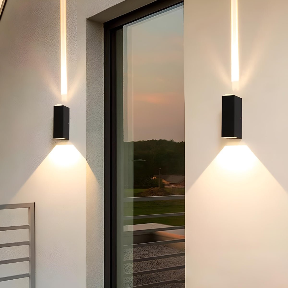 Wall Lamp Aluminum LED 7.1 in Warm White 3000K Indoor Outdoor Corridor Stair Lighting | Thomler