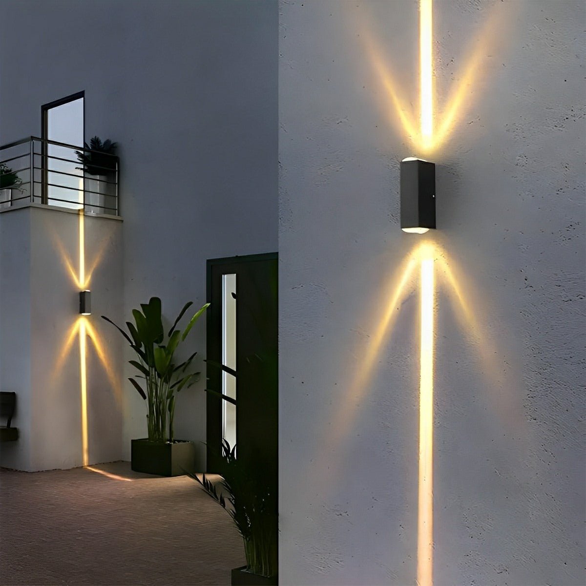 Wall Lamp Aluminum LED 7.1 in Warm White 3000K Indoor Outdoor Corridor Stair Lighting | Thomler