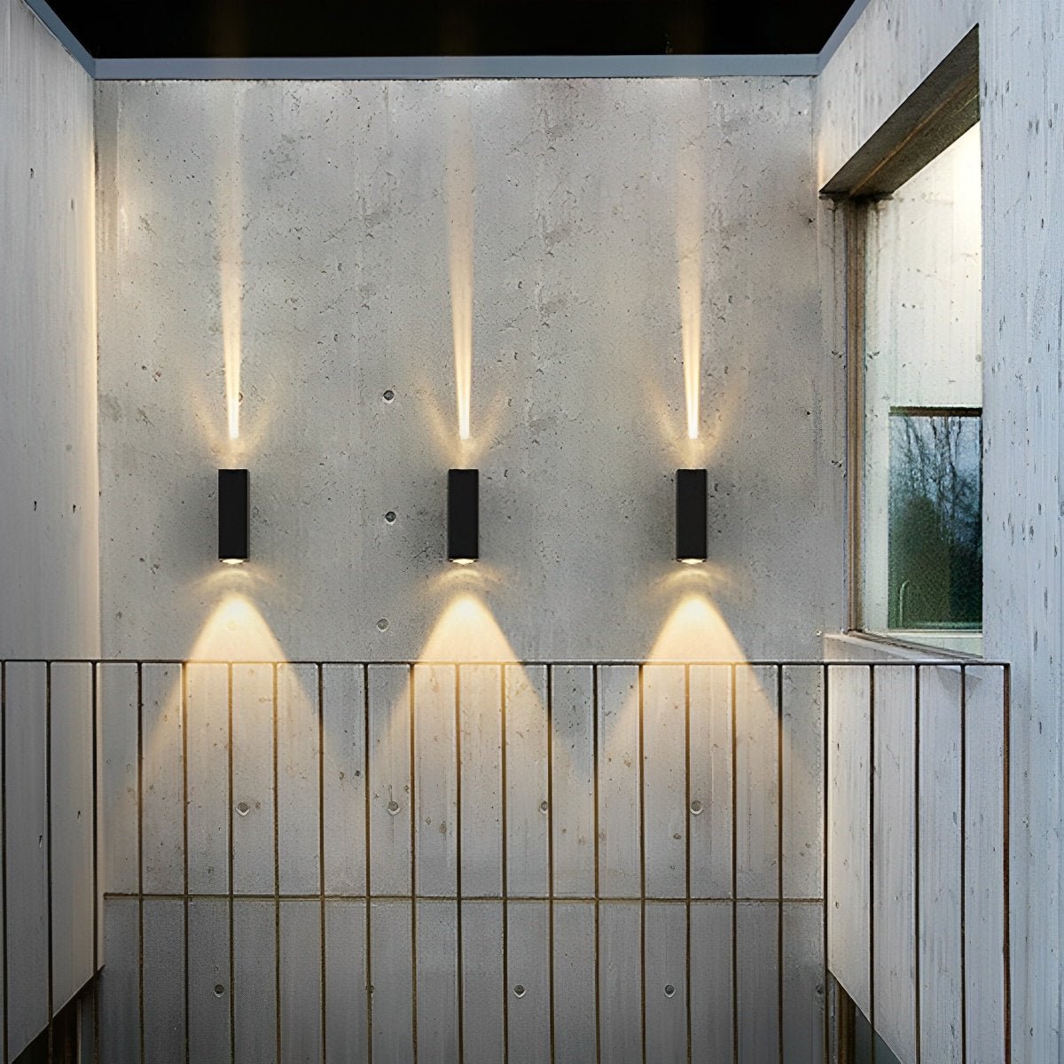 Wall Lamp Aluminum LED 7.1 in Warm White 3000K Indoor Outdoor Corridor Stair Lighting | Thomler
