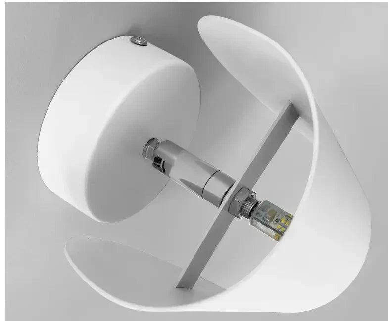 Wall Lamp Aluminium 16.5 cm Black Or White Hallway Bedroom Up Down LED Light Rotatable Indoor Accent Lighting | Thomler
