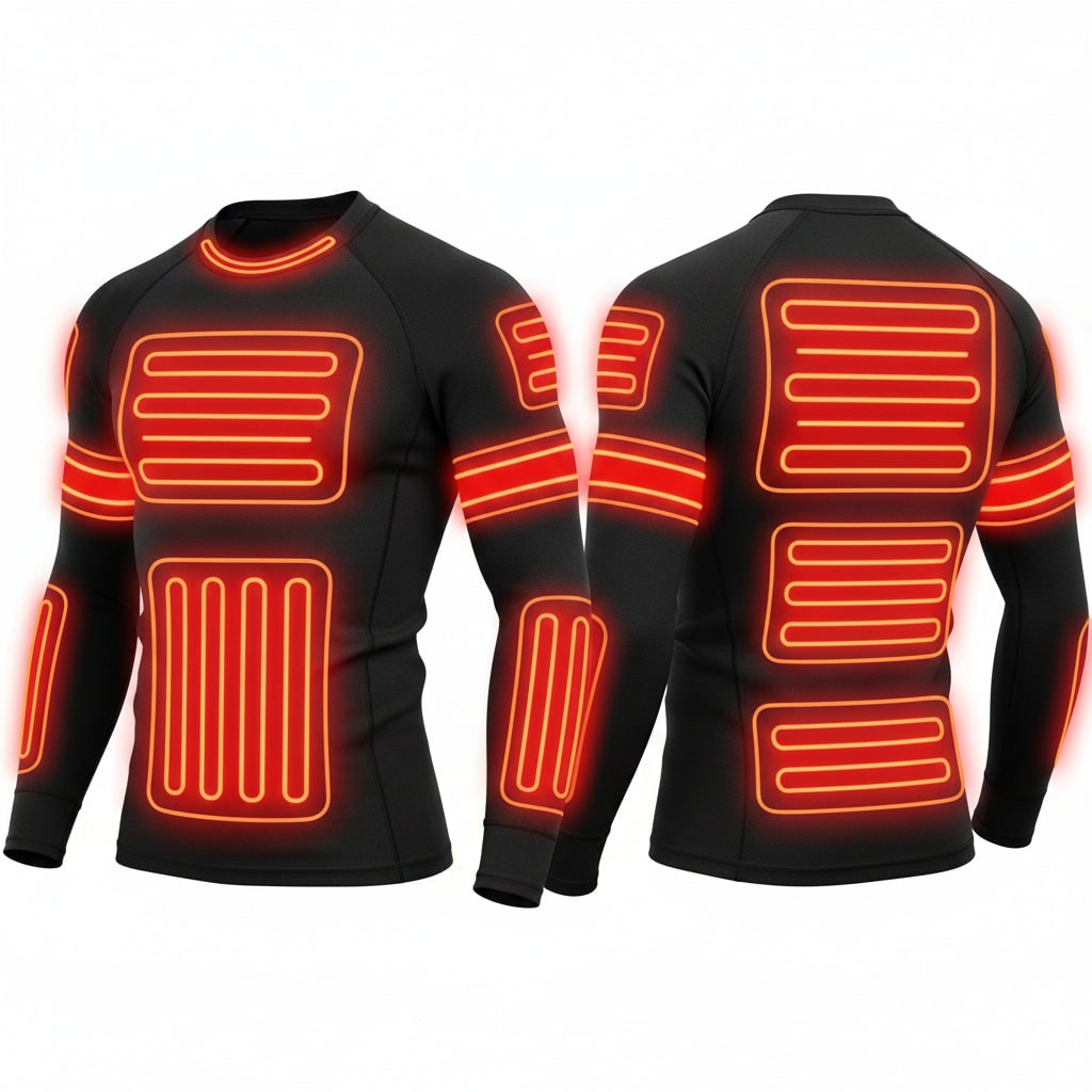 Electric Heated Base Layer Set with 3-Mode Temperature Control for Cold Weather | Thomler
