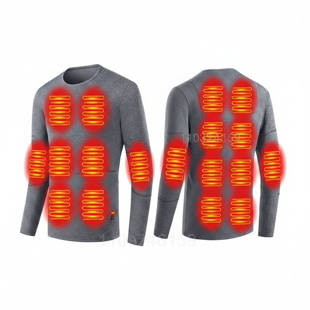 Electric Heated Base Layer Set with 3-Mode Temperature Control for Cold Weather | Thomler