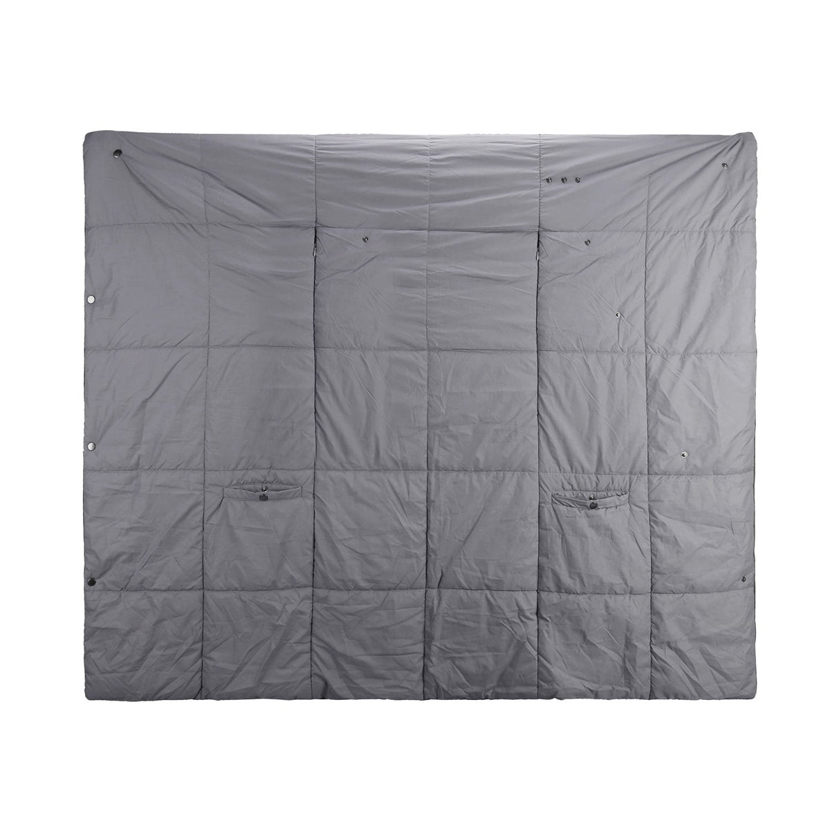 Wearable USB Heated Throw with Arm Slits, Dual Controls & 6 Warmth Zones | Thomler