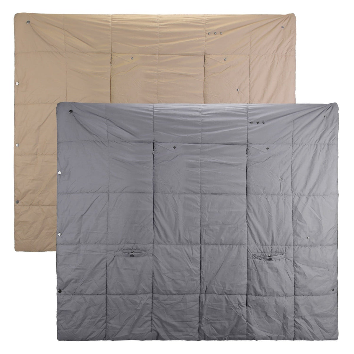 Wearable USB Heated Throw with Arm Slits, Dual Controls & 6 Warmth Zones | Thomler