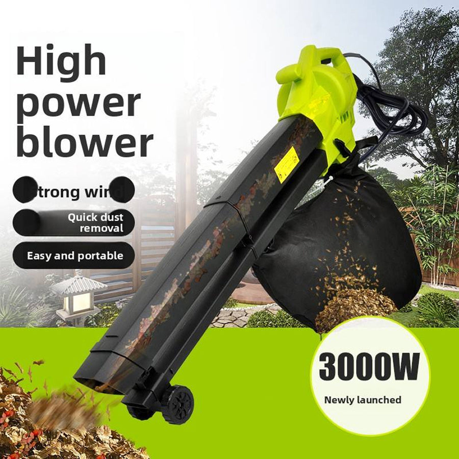 Electric Leaf Blower Vacuum Mulcher 3-in-1 with 35L Bag & 10:1 Shredder for Lawns Driveways Patios | Lightweight Corded Garden Tool | Thomler