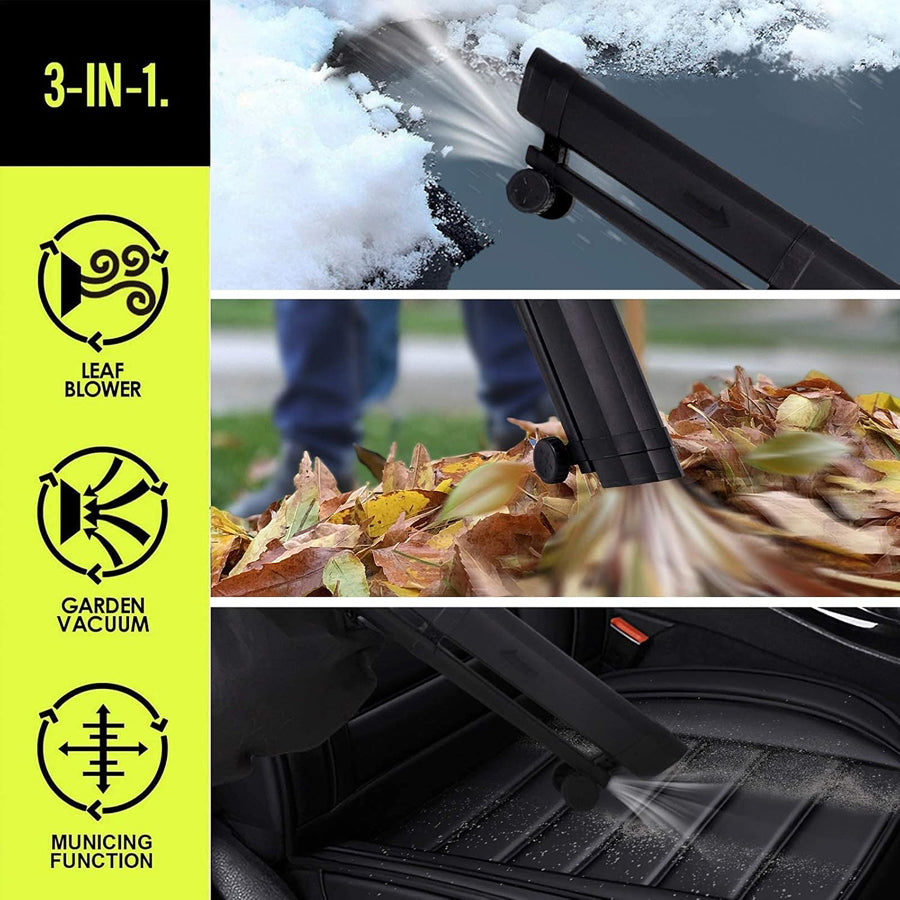 Electric Leaf Blower Vacuum Mulcher 3-in-1 with 35L Bag & 10:1 Shredder for Lawns Driveways Patios | Lightweight Corded Garden Tool | Thomler