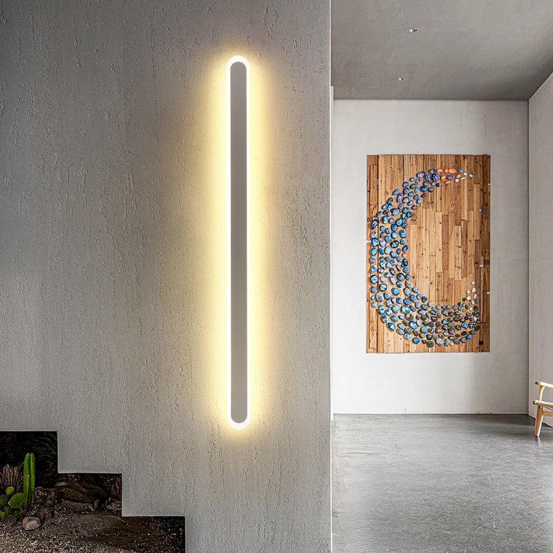 Wall Lamp Aluminum 32 in LED Linear Matte Bedroom Headboard Modern Minimalist Wall Lighting Fixture | Thomler