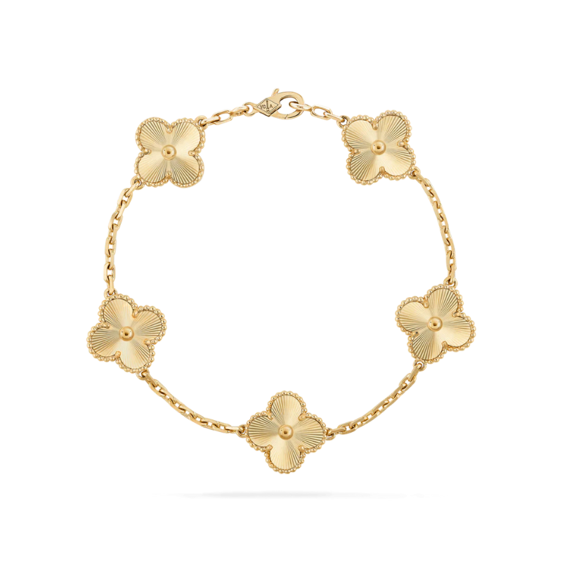 Chain Bracelet with Beaded Accents – Adjustable 7.9" Gold-Tone Link Band for Women – Everyday Wear & Layering Jewelry | Thomler