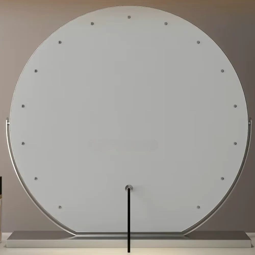 LED Lighted Makeup Mirror 15x Magnifying Touch Adjustable Brightness Vanity Desktop Gold Black White Rotating Frame 3 Light Modes for | Thomler
