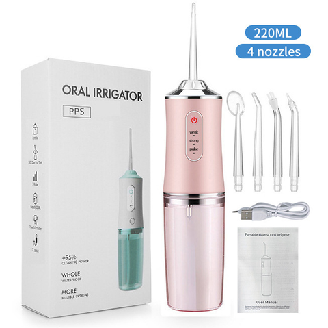 Cordless Oral Irrigator with USB Charging for Complete Teeth & Gum Care | Thomler