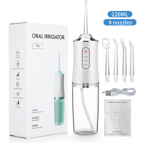 Cordless Oral Irrigator with USB Charging for Complete Teeth & Gum Care | Thomler
