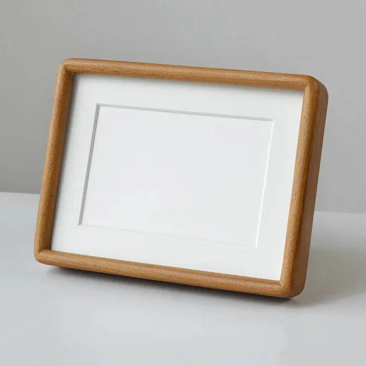 Photo Frame Solid Hardwood A4 21.0 cm x 29.7 cm Portrait Display Living Room Wedding Picture Frame Handmade Wooden Decor | Thomler