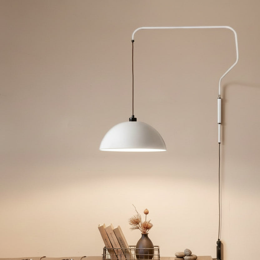 Adjustable Metal Swing-Arm Wall Sconce with LED for Kitchen Bedroom Foyer | Thomler