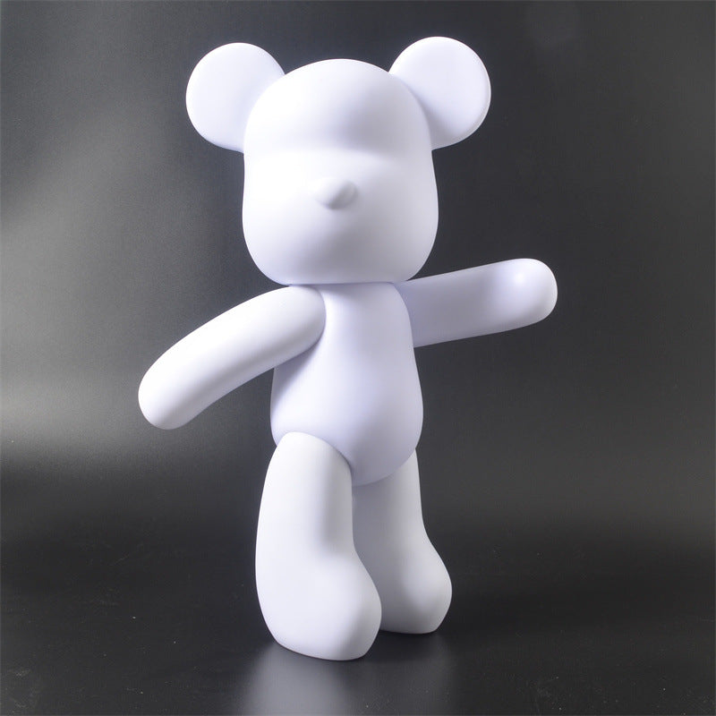 DIY Paint-Your-Own Vinyl Bear Art Kit – Creative Home Decor Craft Activity for Kids & Adults – Includes Bear Figure, 3 Acrylic Paints & | Thomler