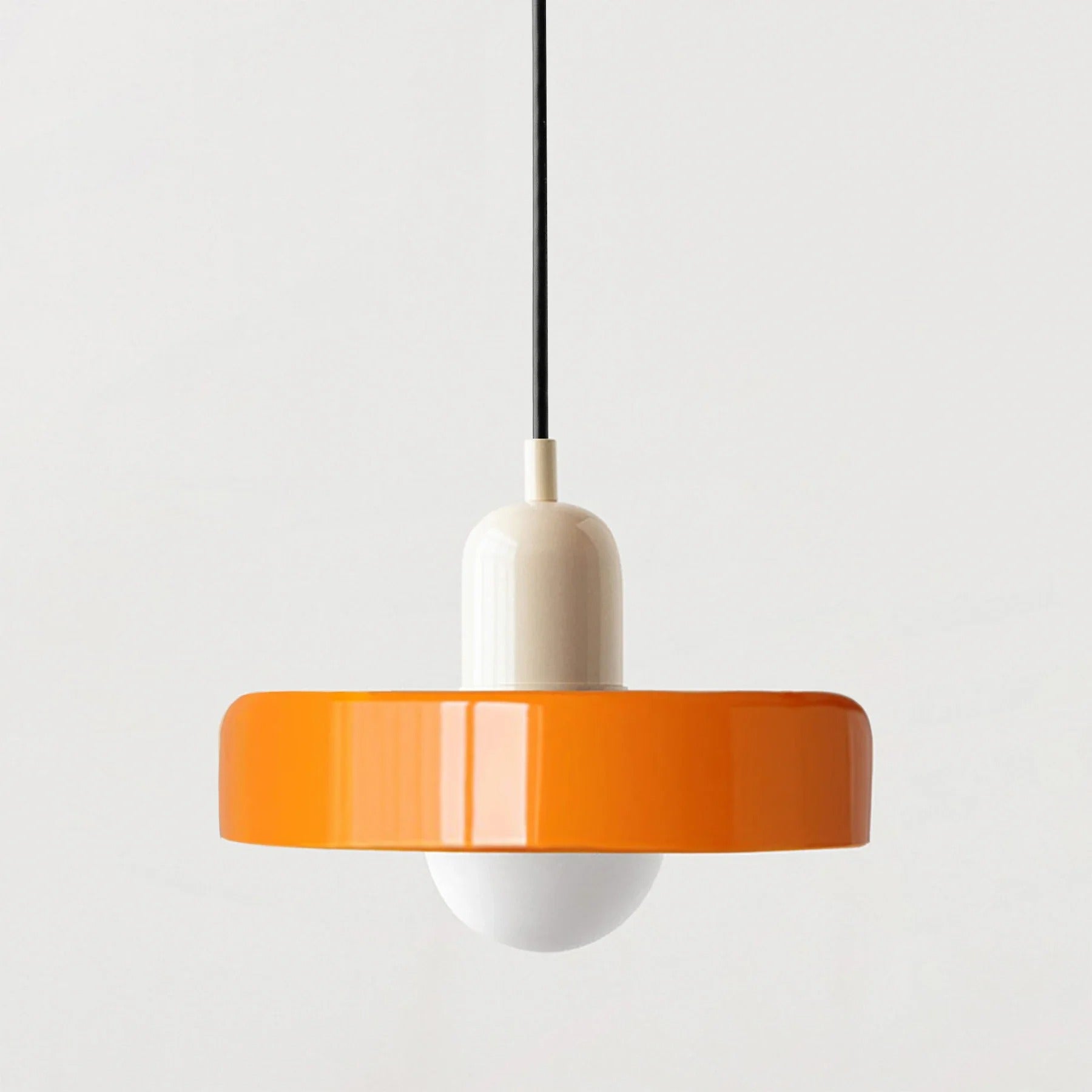 Two-Tone Glass Drop Ceiling Light Fixture for Kitchen Island Dining Room Modern Hanging Lamp | Thomler