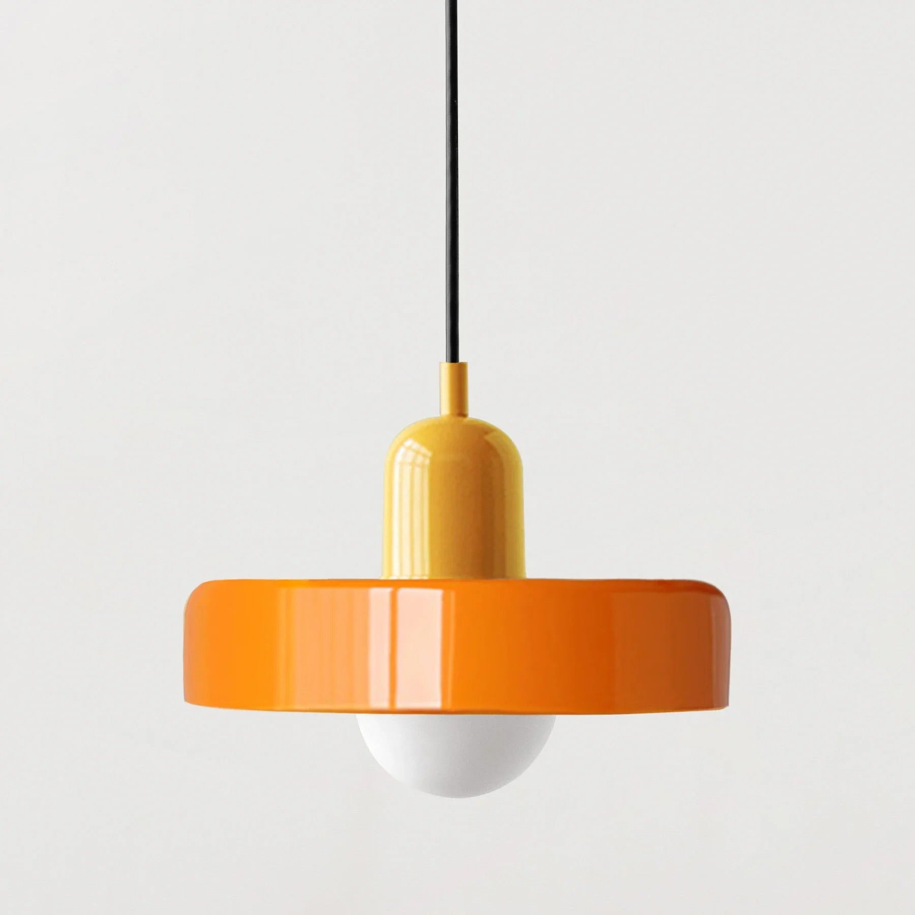 Two-Tone Glass Drop Ceiling Light Fixture for Kitchen Island Dining Room Modern Hanging Lamp | Thomler