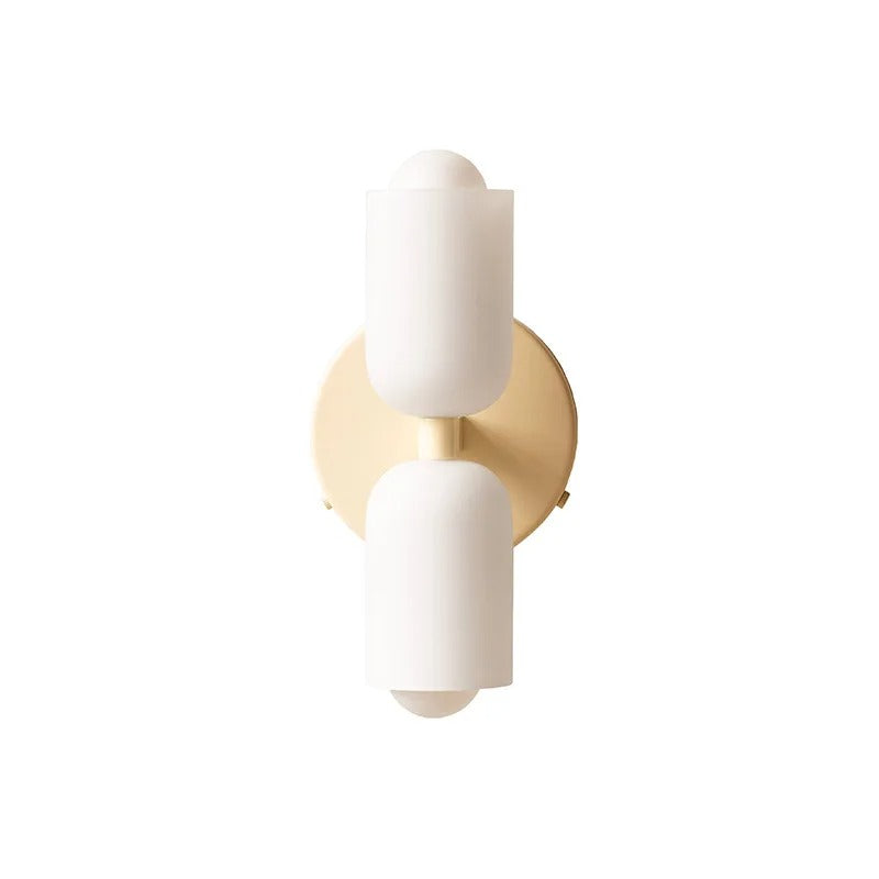 Hand-Blown Glass Wall Light Fixture Multi-Color Shade Metal Base Hardwired or Plug-In for Living Room Bedroom Hallway Modern Contemporary Ac | Thomler