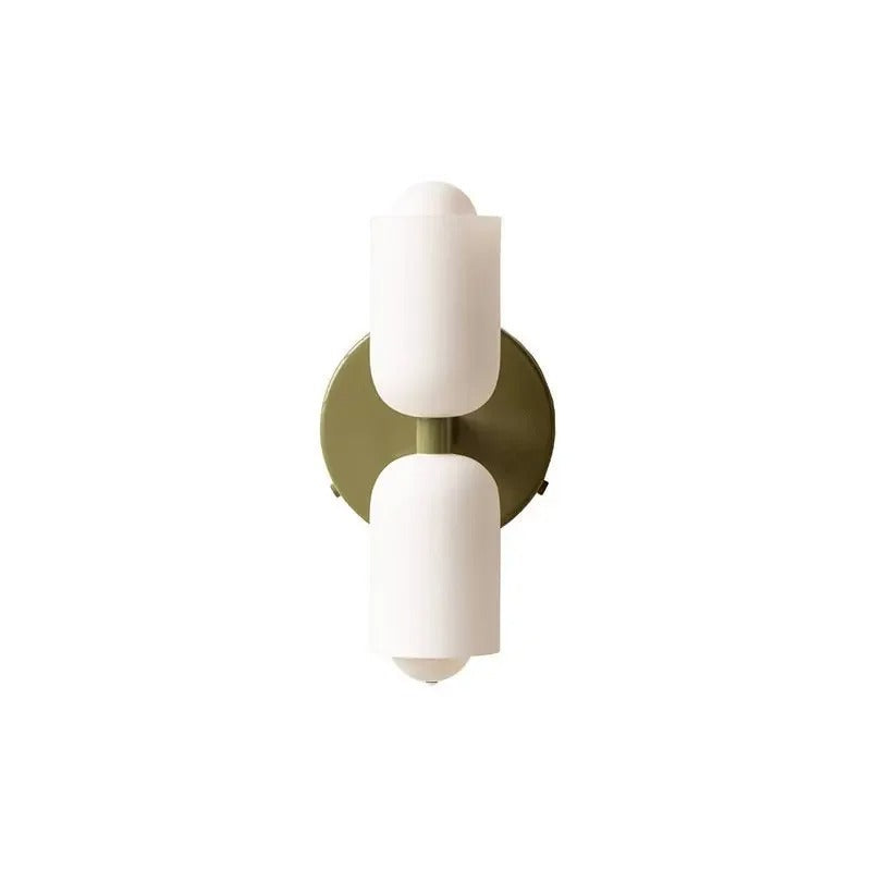 Hand-Blown Glass Wall Light Fixture Multi-Color Shade Metal Base Hardwired or Plug-In for Living Room Bedroom Hallway Modern Contemporary Ac | Thomler
