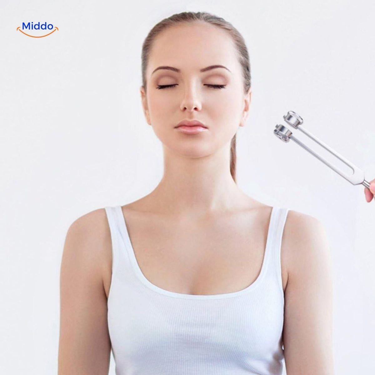 128Hz Therapeutic Tuning Fork – Calming Sound Vibration Tool for Stress Relief & Meditation | Thomler
