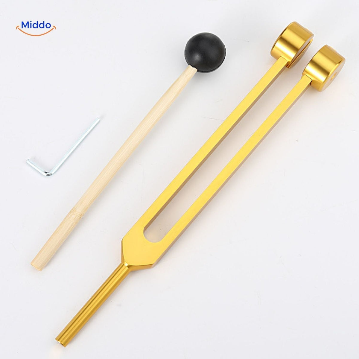 128Hz Therapeutic Tuning Fork – Calming Sound Vibration Tool for Stress Relief & Meditation | Thomler