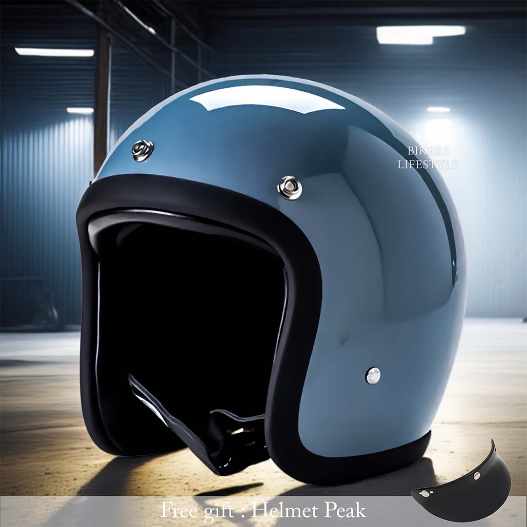 Half-Shell Retro Motorcycle Helmet DOT ECE Approved Open Face Cruiser Riding Headgear for Men Women Street Bike Chopper Bobber Scooter | Thomler