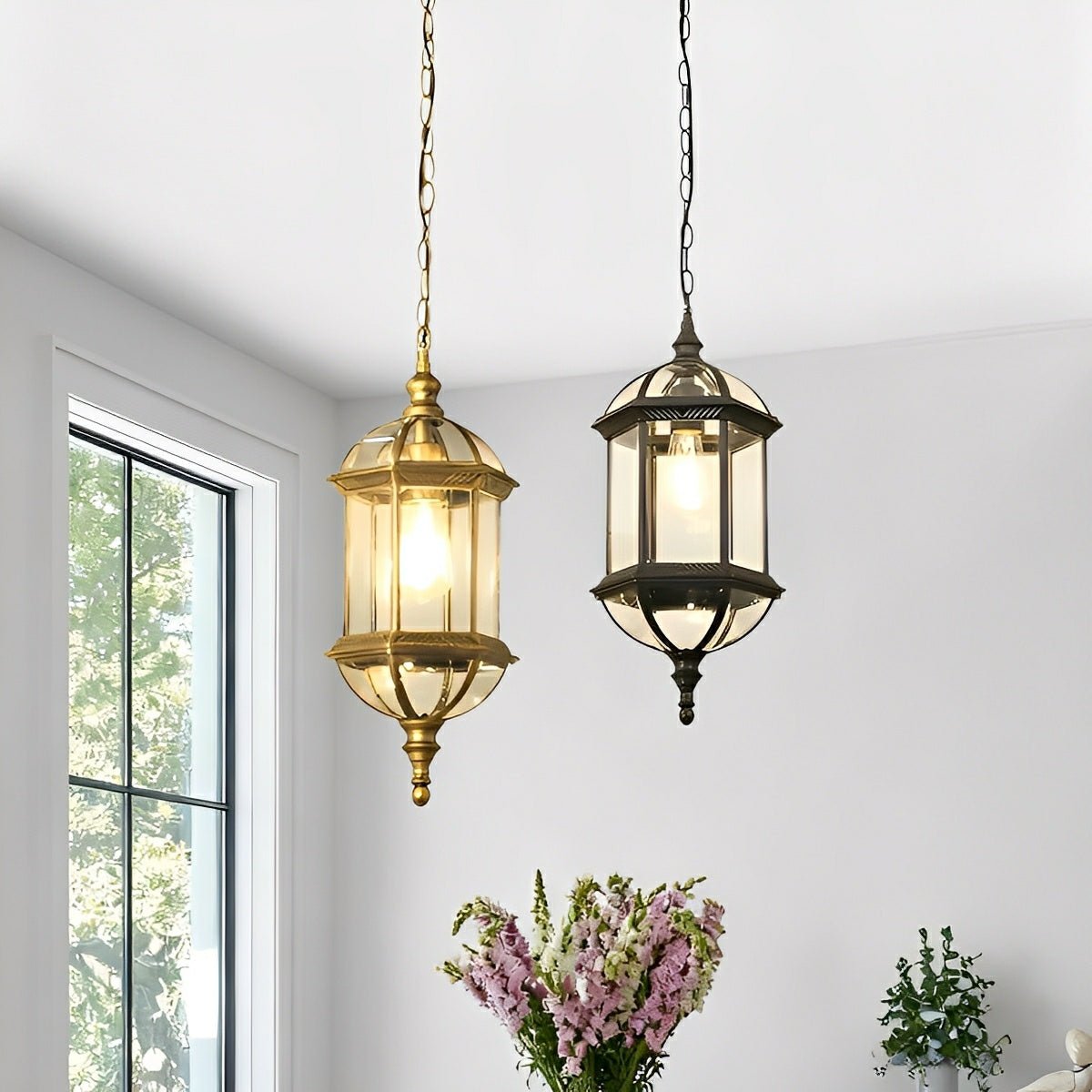 Old-World Cylinder LED Hanging Fixture for Patios, Porches & Outdoor Spaces – Die-Cast Aluminum | Thomler